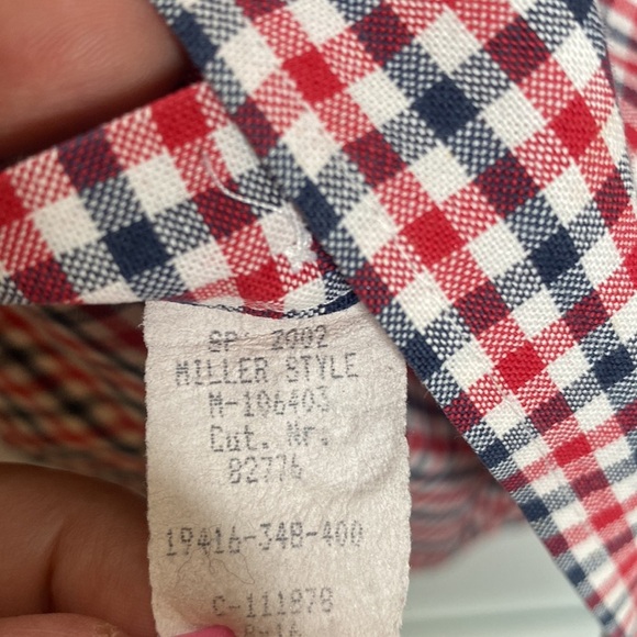 Cinch Men's Red & Blue Check Print Western Button Down Shirt Casual size XXL - Picture 8 of 9